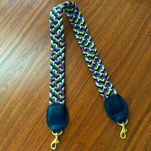 NWT Clare V. MULTI COLOR BRAIDED SHOULDER BAG STRAP